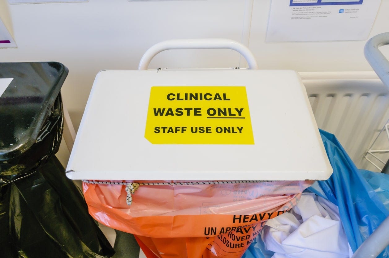 what are clinical waste bags